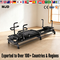 Machine de Pilates Reformer à Haute Tension Réglable, Équipement Professionnel de Qualité Studio pour Entraînement Corporel Avancé, OEM