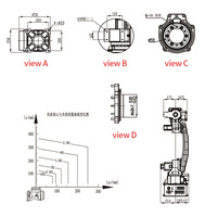 Brazo Robótico Industrial Multifuncional de 6 Ejes, Robot de Soldadura por Puntos de Alta Velocidad Compatible con Equipos de Soldadura por Arco