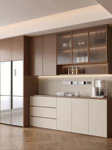 Hot Sale - Factory Direct Sales of High-quality Solid Wood <b>Sideboards</b> in a Warm <b>Cream</b> Color for Living Rooms. - Product Image 4