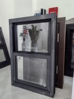 Fenêtres à double battant en fibre de verre avec moustiquaire magnétique en alliage d'aluminium pour hôtels, protection anti-insectes, garantie 1 an, modèle Southwest