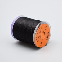 100 Yards 200D UV-Reaktiver Fluoreszierender Fliegenbinde-Faden aus Polyester-Material für Fliegenfischen