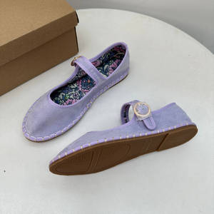 Scarpe Basse Espadrillas Mary Jane da <span class=keywords><strong>Donna</strong></span> in Simil Pelle Scamosciata, Casual con Cinturino, <span class=keywords><strong>Mocassini</strong></span> Colorati per Camminata Quotidiana - Product Image 3
