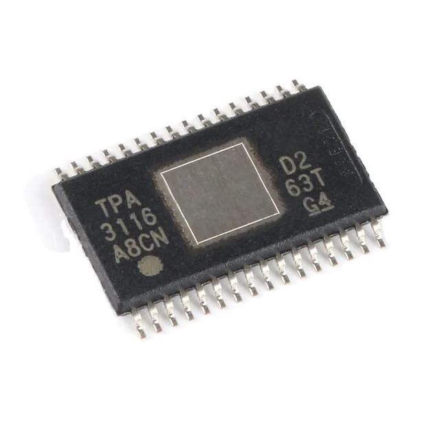 TPA3116D2DADR Class D Audio Amplifier IC 2 Channel 50W Stereo Power Amp Chip HTSSOP32 Package for Audio Equipment