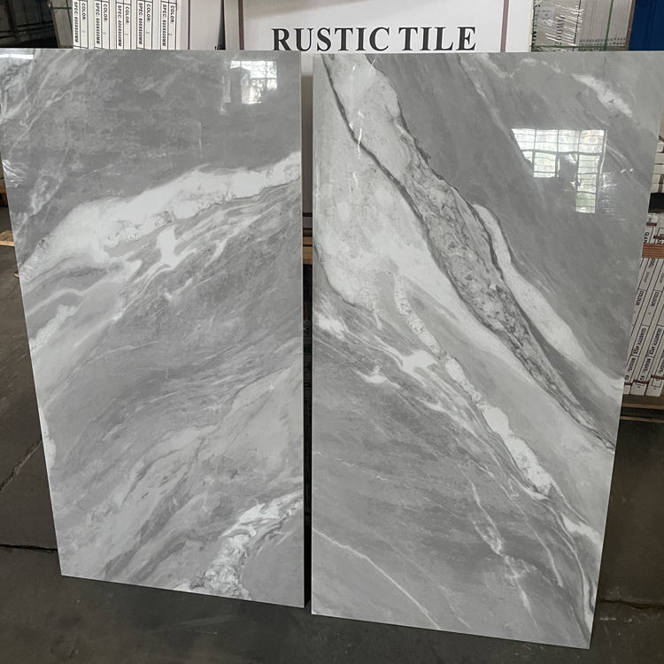 600*1200 ポーセリン グレー 大理石調タイル 大判 フロアタイル 磁器質