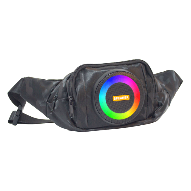 CH-M803 Wireless Backpack Speaker Blue-tooth 5.3 50Hz-20KHz 10W Output 2500mAh FM Radio