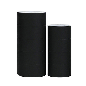 Özel Isıya Dayanıklı Yapışkanlı Bant 50mm X 50m 3 İnç Siyah Beyaz Premium İşletme Tipi Mat Kenarlı Kumaş Bant Gaffa Gaffer Bant Kitabı - Product Image 2