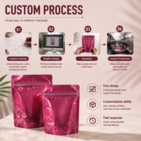 Op maat gedrukte voedselverpakkingen noten gedroogd fruit snack doypack geurdicht ziplock staande pouch mylar zak