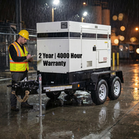 Générateur Super Silencieux à Location 600V Démarrage Automatique Conception Stationnaire Réservoir de Jour Intégré Cycle Fermé Refroidi par Eau Certifié ISO9001 CE