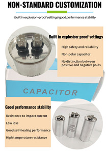 Linzhi sản xuất <span class=keywords><strong>AC</strong></span> tụ 450vac cbb65 50/60Hz vỏ nhôm 5uF 25uF 30UF 5-100uF - Product Image 4