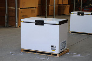 Good Quality 2-Door Manual Defrost Chest Upright Small Deep Commercial Freezer for Supermarket HF-300 Super Large Capacity Ideal - Product Image 2