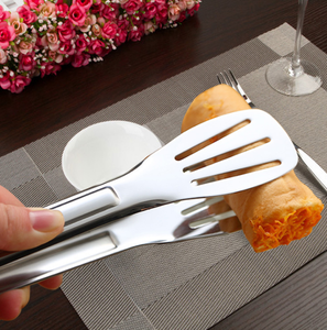Wholesale Stainless Steel Kitchen Food Fruit Salad <strong>Serving</strong> <strong>Tongs</strong> - Product Image 2