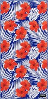 Serviettes de plage d'été personnalisées en gros pour adultes, compressées, style tropical, pour pique-niques à la plage, par sublimation