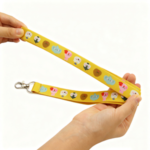 No Minimum Order Manufacturer Cheap Personalized Logo Custom Neck Tool Printing <b>Polyester</b> Elastic Sublimation <b>Lanyards</b> - Product Image 2