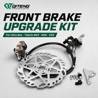 Kit de freinage haute performance CNC 7075 avec support et grand rotor hydraulique pour Sur-Ron Ultra Bee Talaria MX4