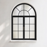Ventanas de Aluminio de Estilo Francés Moderno Personalizables, Aislantes del Calor y del Ruido, con Certificación Energy Star, para Apartamentos