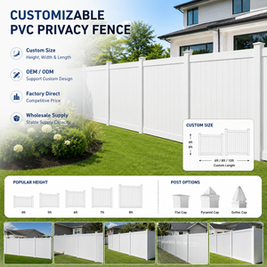 Recinzione in PVC Bianco <span class=keywords><strong>per</strong></span> Privacy, Pannelli in Vinile <span class=keywords><strong>per</strong></span> Esterni, Recinzione in PVC <span class=keywords><strong>per</strong></span> Giardino e Progetti Residenziali - Product Image 2