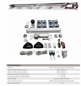Eniking Moderner Automatischer Schiebetürmechanismus Türschließer aus Edelstahl für Bürogebäude EK-S160 - Product Image 4