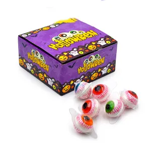 Halloween party popular doce hot-selling eye ball shape gummy candy jelly