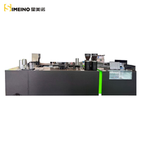 Simeino Custom 201/304 Stainless Steel Milk Tea Buffet Bar dengan Rak Wastafel & Kabinet untuk Kafe & Bar 220-240V