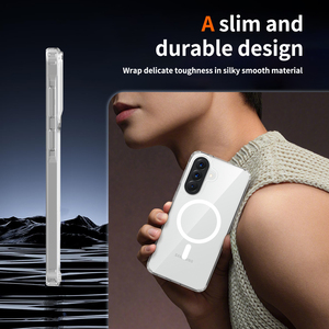 Funda Magnética Transparente para Teléfono Samsung Galaxy A57 A37 A27 A56 A36, Antiamarillamiento, Antigolpes, Delgada y Protectora, Venta al Por Mayor - Product Image 4