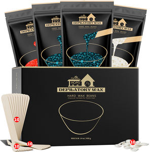 Perlas de Cera Dura Profesional sin Tiras para Depilación Corporal Completa sin Dolor, Ideal para el Rostro - Product Image 1