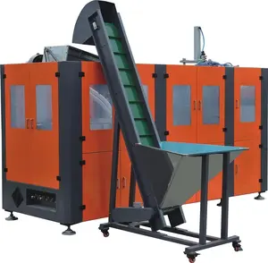 Machine de moulage par soufflage entièrement automatique, fournisseur d'usine de taizhou 2 cavités 2000 BPH PET souffleur de bouteilles en plastique avec servomoteur