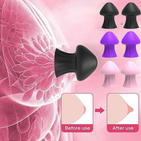BDSM Silikon-Nippelsauger Nippelstimulator Massagegerät Nippelsauger für Druckstimulation Nippelsauger für Frauen Erwachsenen-Sexspielzeug
