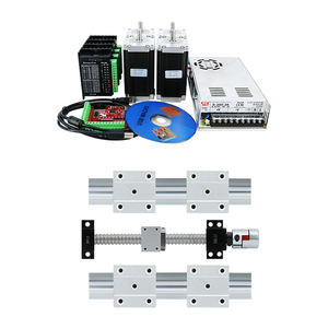 6 Juegos de Guías Lineales SBR16 + 3 Juegos de Husillos de Bolas SFU1605-450/1050/1650mm + BK BF12 + 3 Acopladores PCSC + Motor Paso a Paso + Controlador - Product Image 1