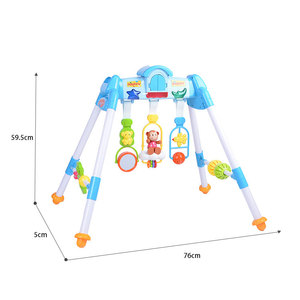 Giochi Musicali per Attività Fisica, Giocattolo Appeso in Plastica Sicura a Forma di Animale, Palestrina per Neonati - Product Image 3