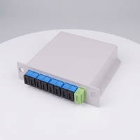 Tarjeta PLC Divisora Óptica Enchufable 1-16, Fibra Óptica de Grado Operador FTTH, 1 a 16 Puertos SC/APC y PC