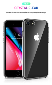 Personnalisé <span class=keywords><strong>coque</strong></span> de téléphone anti-jaune caméra protection tpu et PC matériel étui de téléphone pour <span class=keywords><strong>iPhone</strong></span> 7 8 <span class=keywords><strong>SE</strong></span> 2020 - Product Image 4