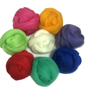 66s Superfine Laine Feutrée BRICOLAGE Aiguille Feutre Feutre <span class=keywords><strong>Humide</strong></span> avec des Couleurs Mélangées et poids Adapté Aux Besoins Du Client - Product Image 2