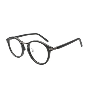 Cadre fait à la main nouveau style japonais classique femmes et hommes plat <span class=keywords><strong>bois</strong></span> rétro lunettes rondes - Product Image 2