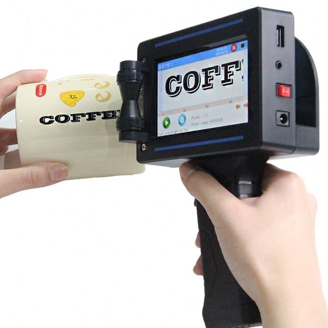 25.4mm Multi-language Number Code Barcode Printing Hand Held Inkjet Printer