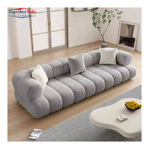 Divano a forma di L per il tempo libero domestico comodo angolo a forma di L di lusso divano letto mobili per il tempo libero combinazione di mobili - Product Image 5