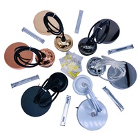 Kit de douille de suspension E27 certifié CE - 6 couleurs disponibles, support de lampe avec anneau de fixation pour éclairage DIY nordique