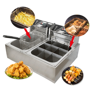 Vente à chaud grande couronne de friteuse <span class=keywords><strong>aigle</strong></span> friteuse lourde grande friteuse commerciale support de sol - Product Image 3