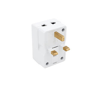 Adaptateur de prise électrique multi-prises à 3 broches avec mise à la terre et <span class=keywords><strong>fusible</strong></span> pour le Royaume-Uni - Product Image 6