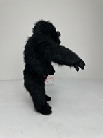 Costume de mascotte de gorille de haute qualité gris noir blanc nouveau Style Costume d'animal de gorille réaliste gonflable à vendre