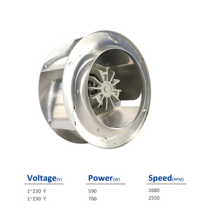 พัดลมระบายความร้อนแบบแรงเหวี่ยงอินเวอร์เตอร์ ZIEHL-ABEGG RH28M-2EK.3F.1R 125797 890W 3.9A MKO92-2DK.10.U 460V AC 850W 3180RPM 2565m3/h 280mm - Product Image 2