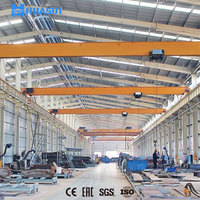 Pont roulant monopoutre à faible hauteur de levage de 10 tonnes pour usage en usine de fabrication