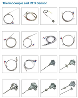 Sonde de température RTD Pt100 ultra-fine en cuivre 2*6mm avec connecteur à broches, sonde 3/4 fils, thermocouple en acier inoxydable