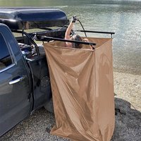 Parasol latéral pour véhicule tout-terrain EM 4x4, en alliage d'aluminium noir, tente de douche portable, douche extérieure, accessoires de camping et de vestiaire.