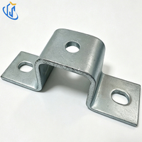 Support de fixation en U en acier au carbone galvanisé haute résistance pour profilé en C, conduit de conduite d'incendie, support antisismique 41x41x5 pouces