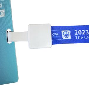 Kartu lencana tahan air kustom cetak bahan kertas termal Lanyard VIP untuk pameran - Product Image 6