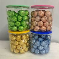 Chocolats personnalisés en marque blanche, prix d'usine, billes de chocolat avec noix, halal, chocolat noir, chocolat au lait, assortiment en boîte cadeau