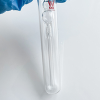 Verrerie de laboratoire Anti-Suckback Verre Borosilicate Huile minérale Brûleur Bubbler