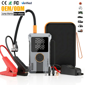 Démarreur portable 4-en-1 Nexest 1500A avec batterie externe, éclairage LED, booster d'urgence pour camion, gonfleur de pneus 160 PSI 12V - Product Image 1