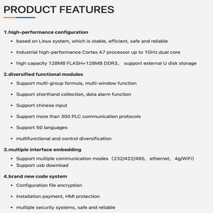 Samkoon SK-070QT-G Écran tactile industriel HMI IoT 7 pouces 1024x600 WIFI 4G Interface homme-machine pour usine intelligente Vente en gros - Product Image 5