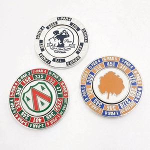 Magnetic Zinc Alloy 40Mm 3D Coin Design Ball Marker With Custom Logo for Golf Clubs - Product Image 6